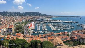 Cannes z wieży muzeum