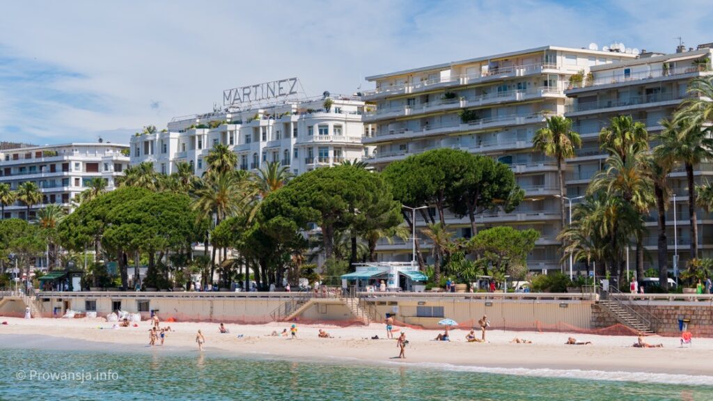 Plaża i hotel Martinez, Cannes