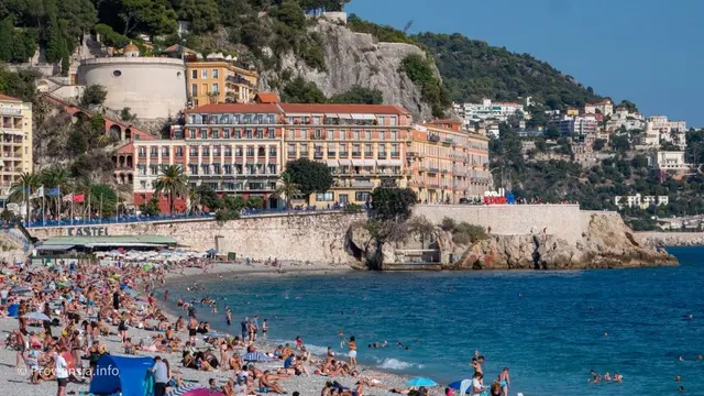 Plaża w Nicei