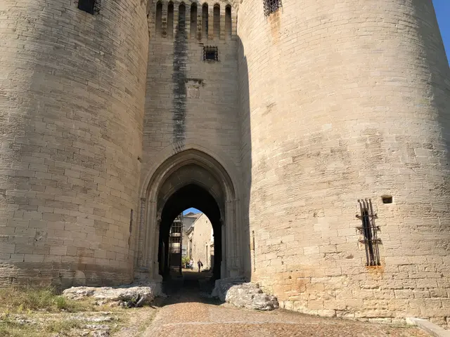 Brama fortu Saint-André między dwiema wieżami, Villeneuve-lès-Avignon
